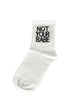 Not Your Babe Soket Çorap 36-44
