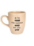 Bi Tık Older Aynı Zamanda Wiser But Still Çıtır Oval Kupa