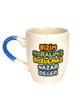 Bizim Moralimiz Bozulmaz Nazar Değer Oval Kupa