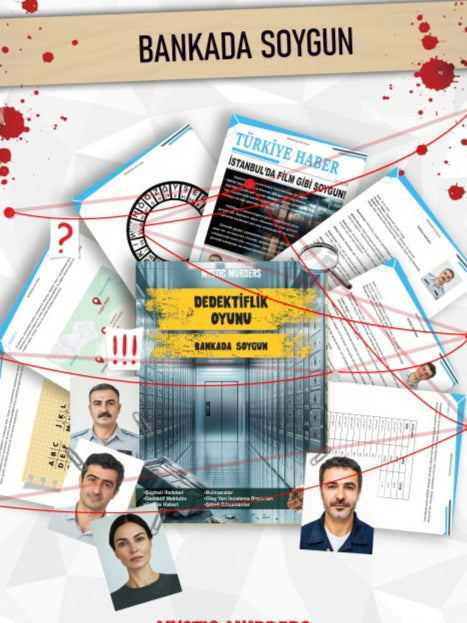 Bankada Soygun-Dedektif Cinayet Çözme Oyunu