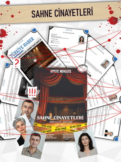 Sahne Cinayetleri -Dedektif Cinayet Çözme Oyunu
