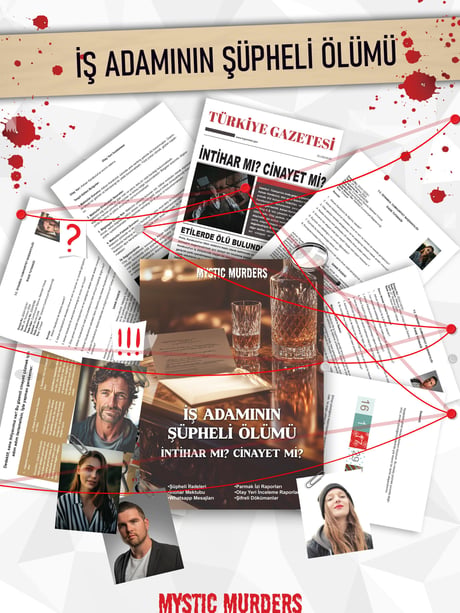 İş Adamının Şüpheli Ölümü-Dedektif Cinayet Çözme Oyunu