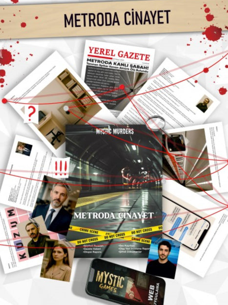 Metroda Cinayet-Dedektif Cinayet Çözme Oyunu