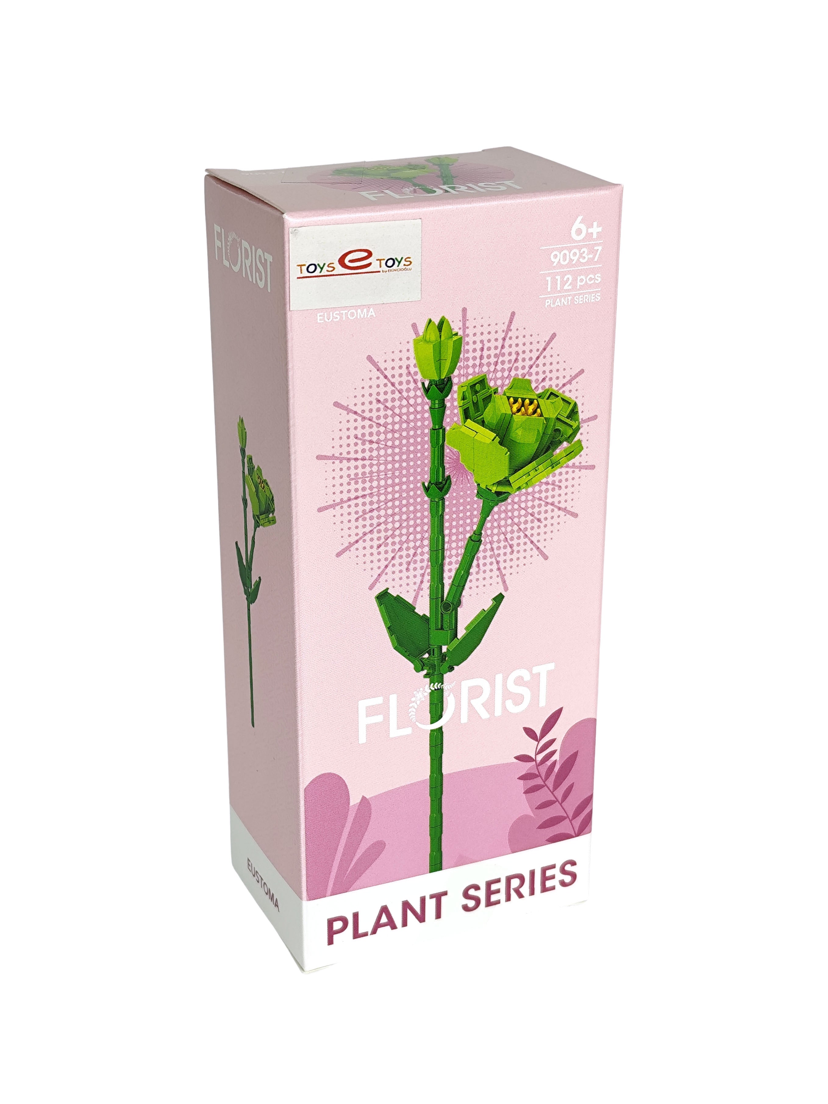 Florist Çiçek Blok Figür Eustoma Çiçeği