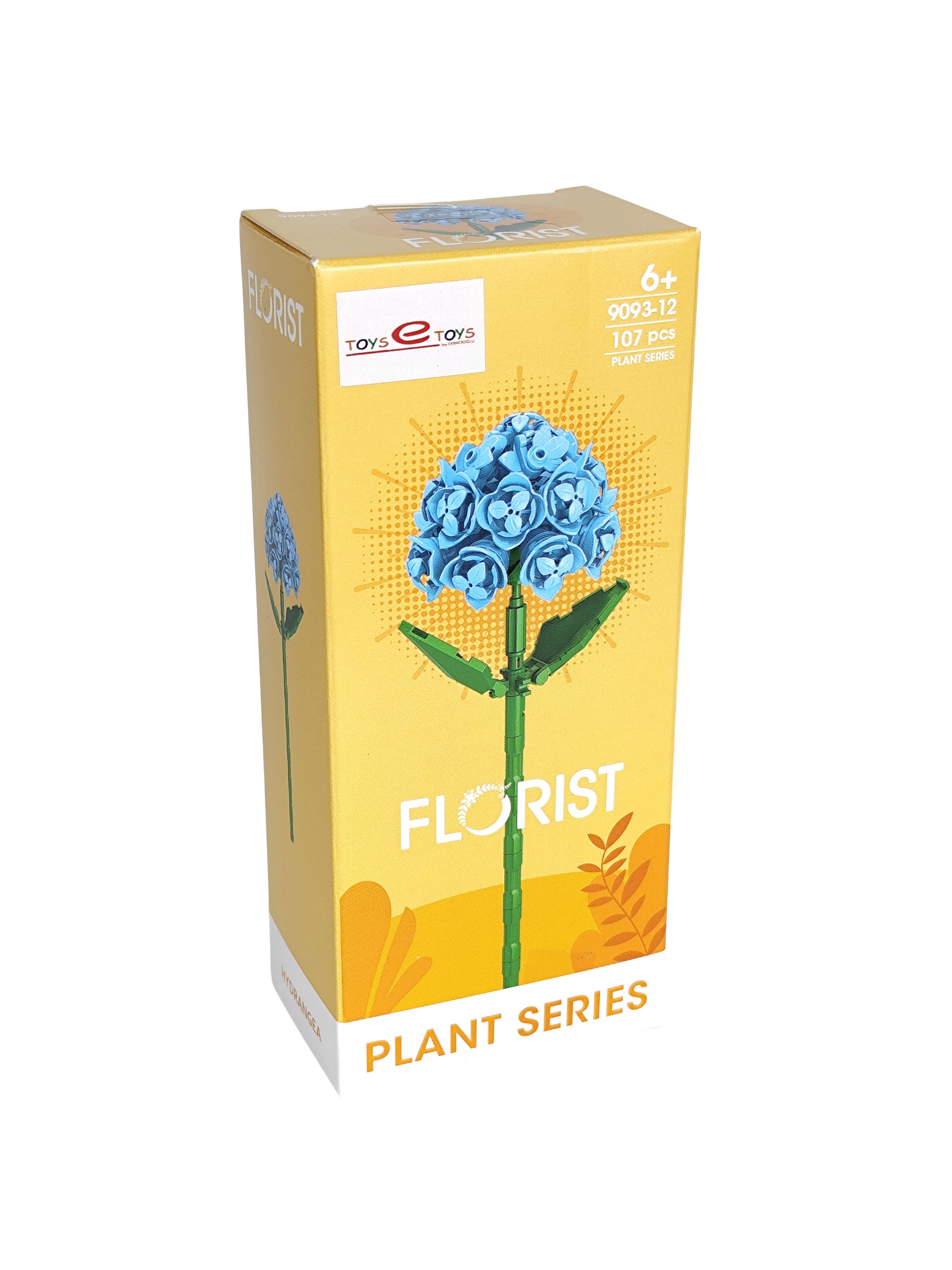 Florist Çiçek Blok Figür Ortanca Çiçeği