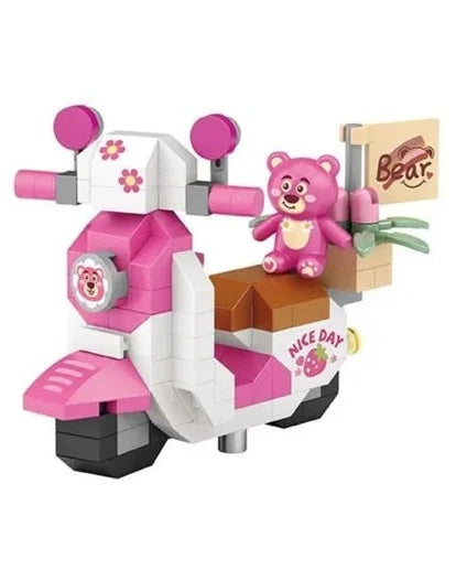 Pembe Ayıcıklı Motor Loz Mini Block