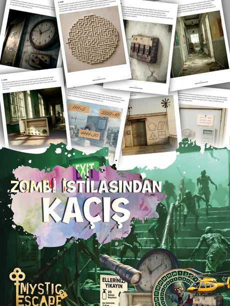 Zombi İstilasından Kaçış-Mystic Escape Kaçış Oyunu