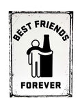 Best Friends Forever Ahşap Tablo