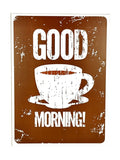 Good Morning Ahşap Tablo
