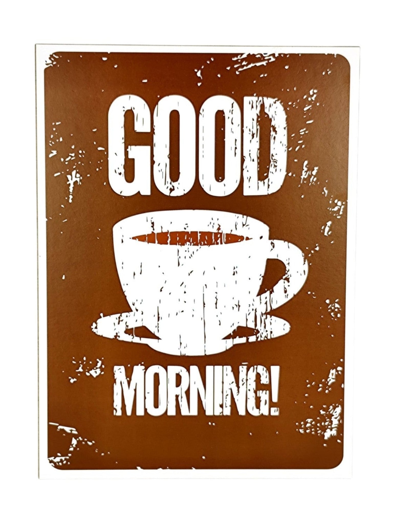 Good Morning Ahşap Tablo