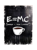 E = mc2 Ahşap Tablo
