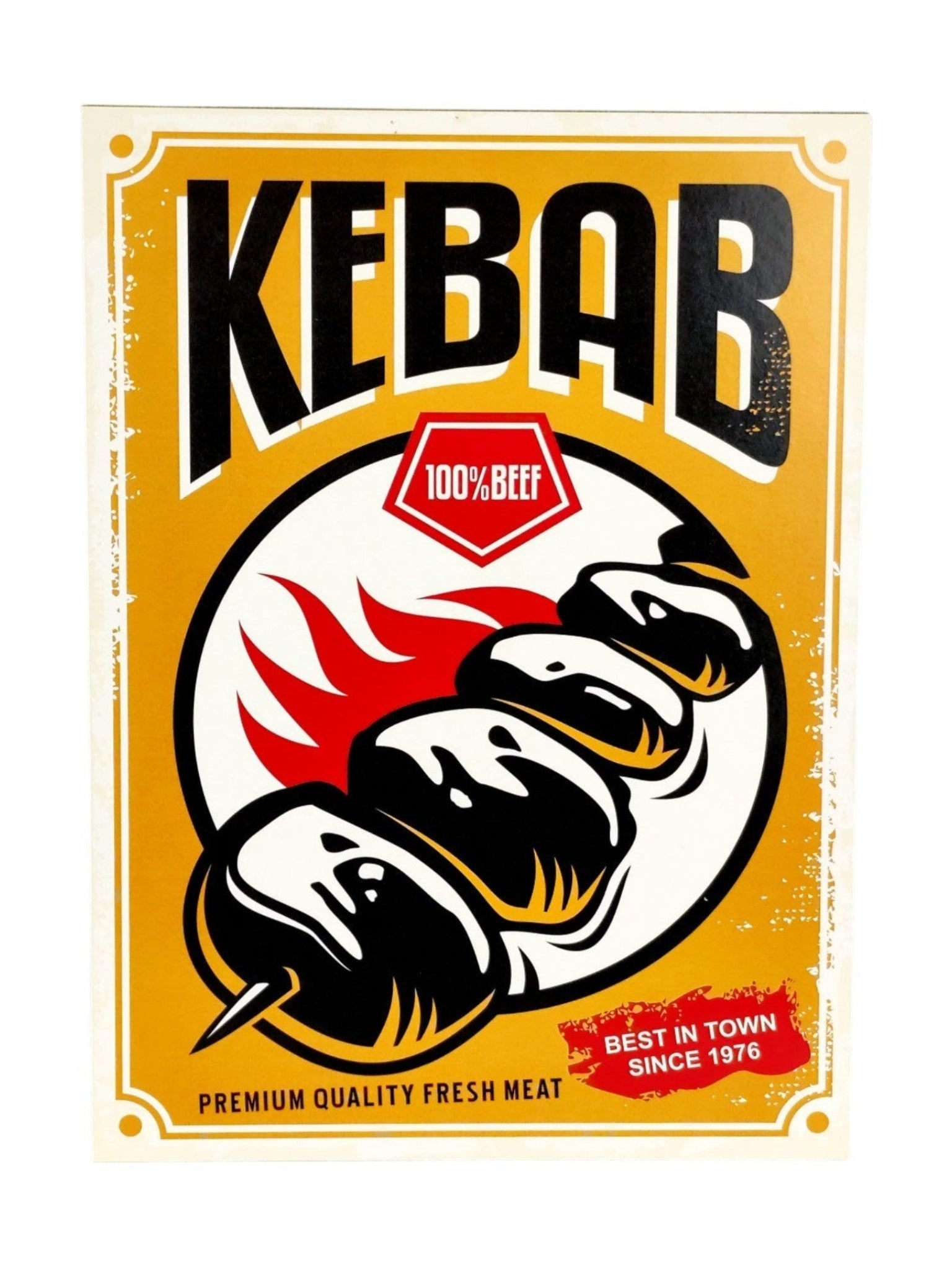 Kebab Ahşap Tablo
