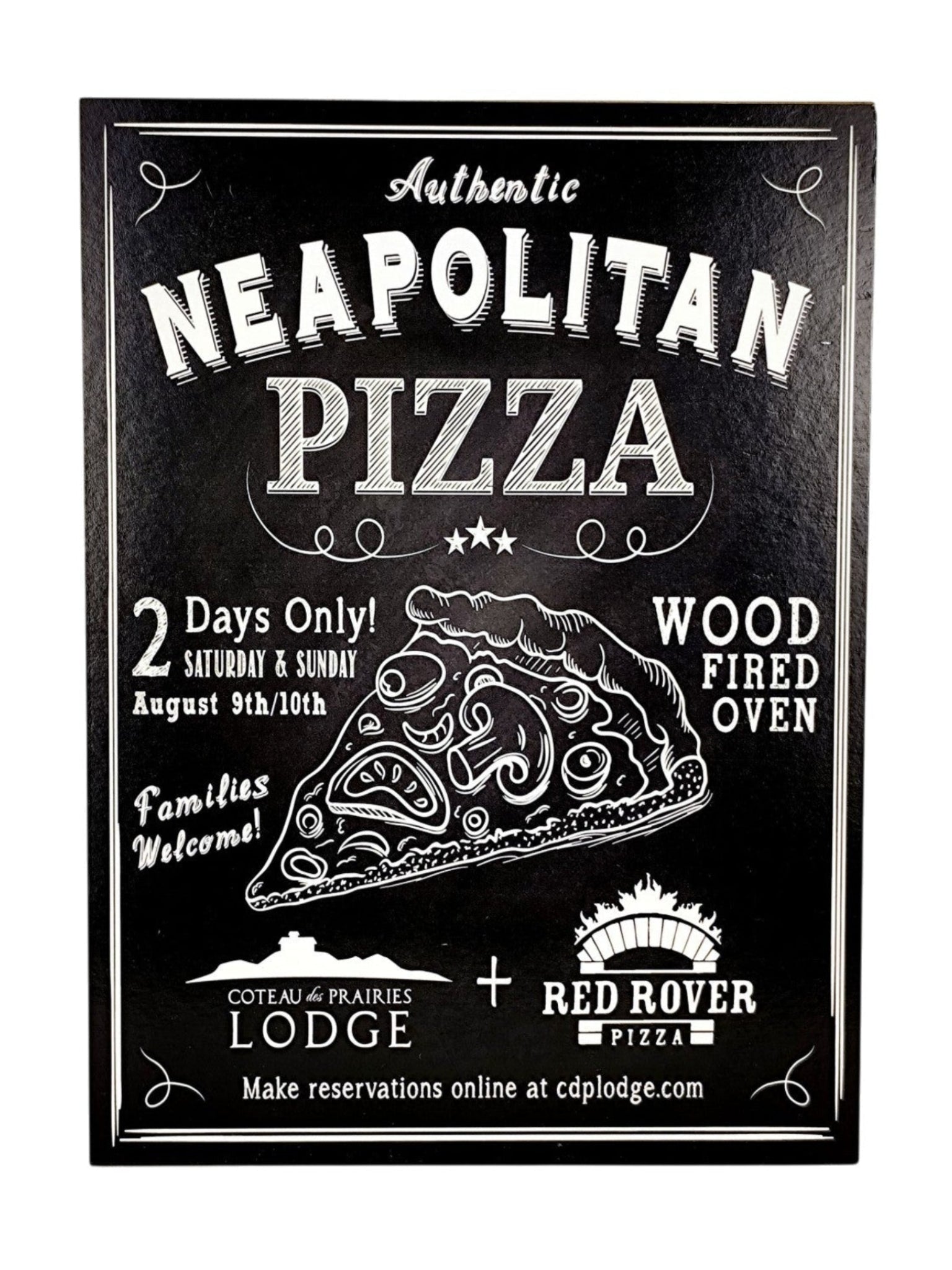 Neapolitan Pizza Ahşap Tablo