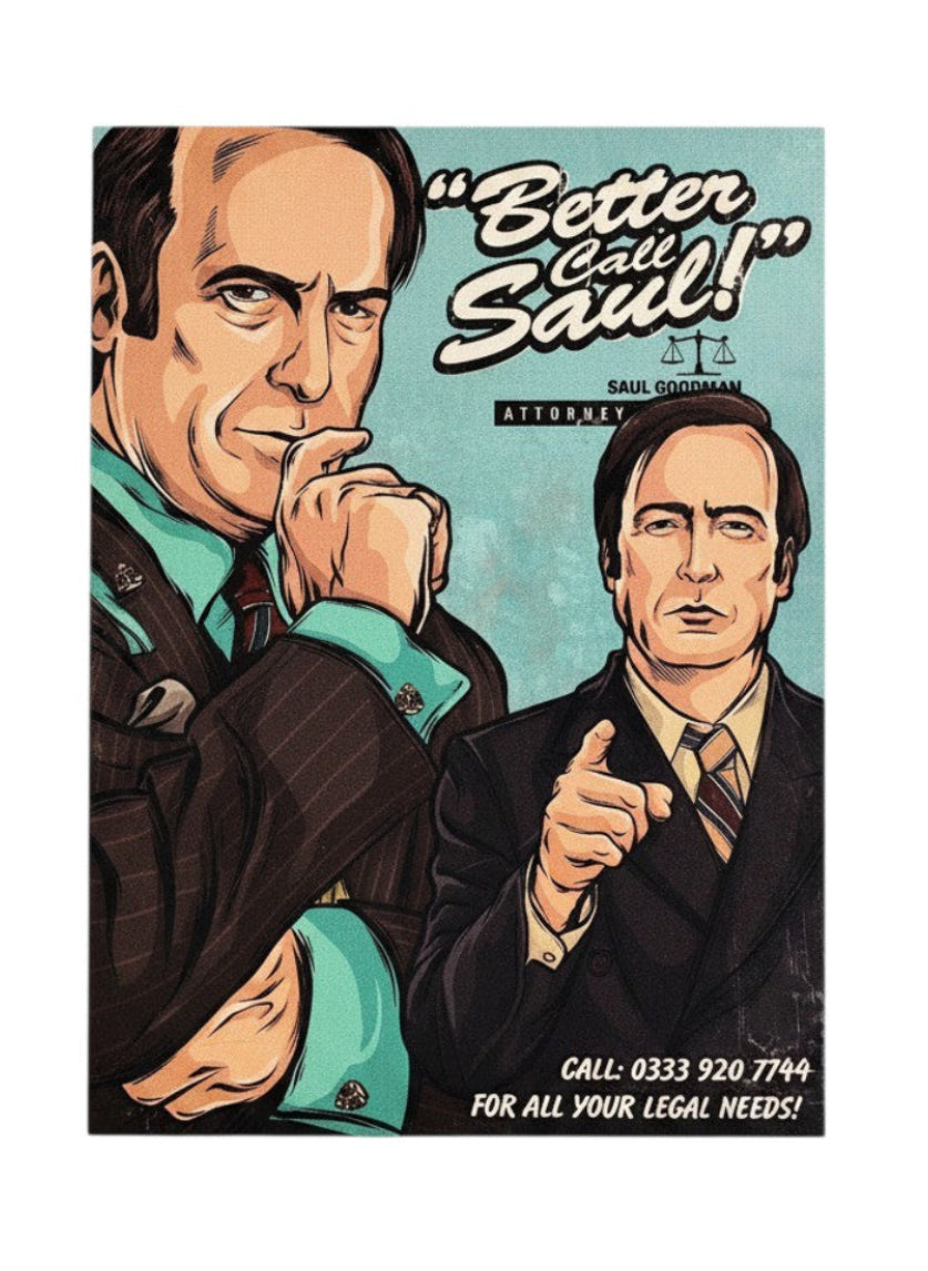 Saul Goodman Ahşap Tablo