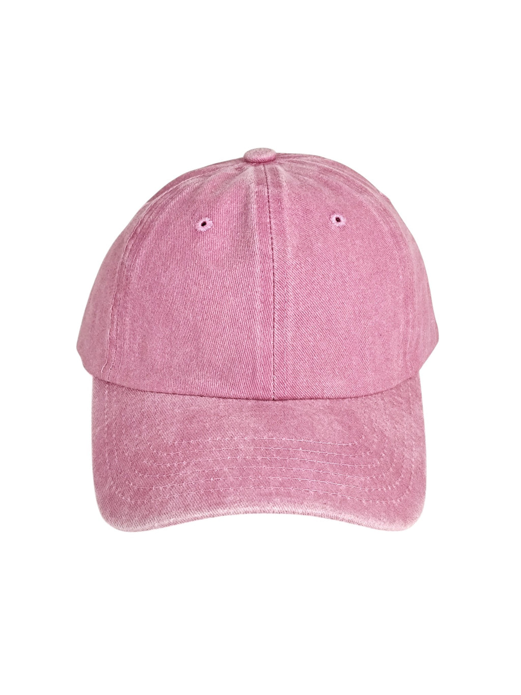 Yıkamalı Pembe Düz Kep