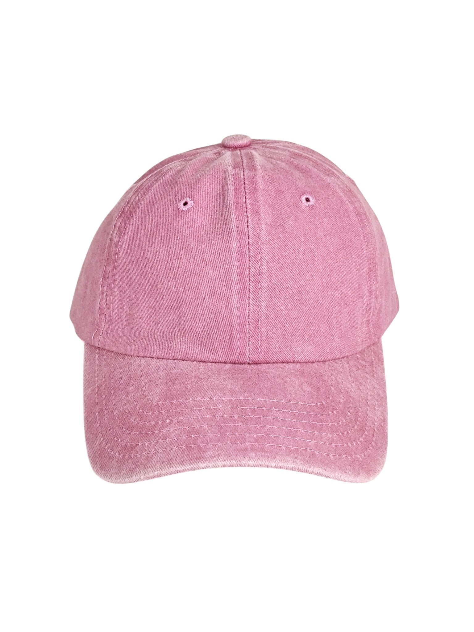 Yıkamalı Pembe Düz Kep