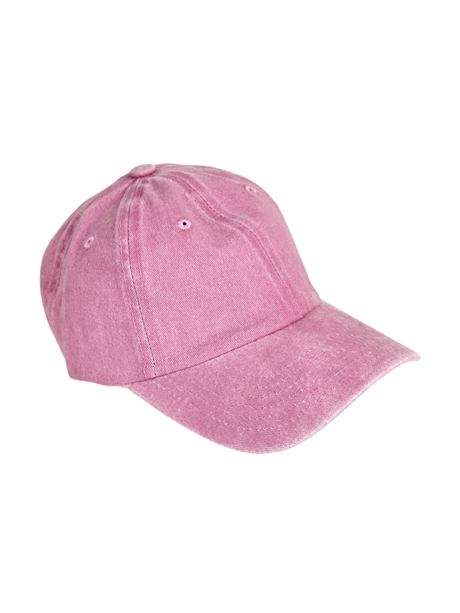 Yıkamalı Pembe Düz Kep
