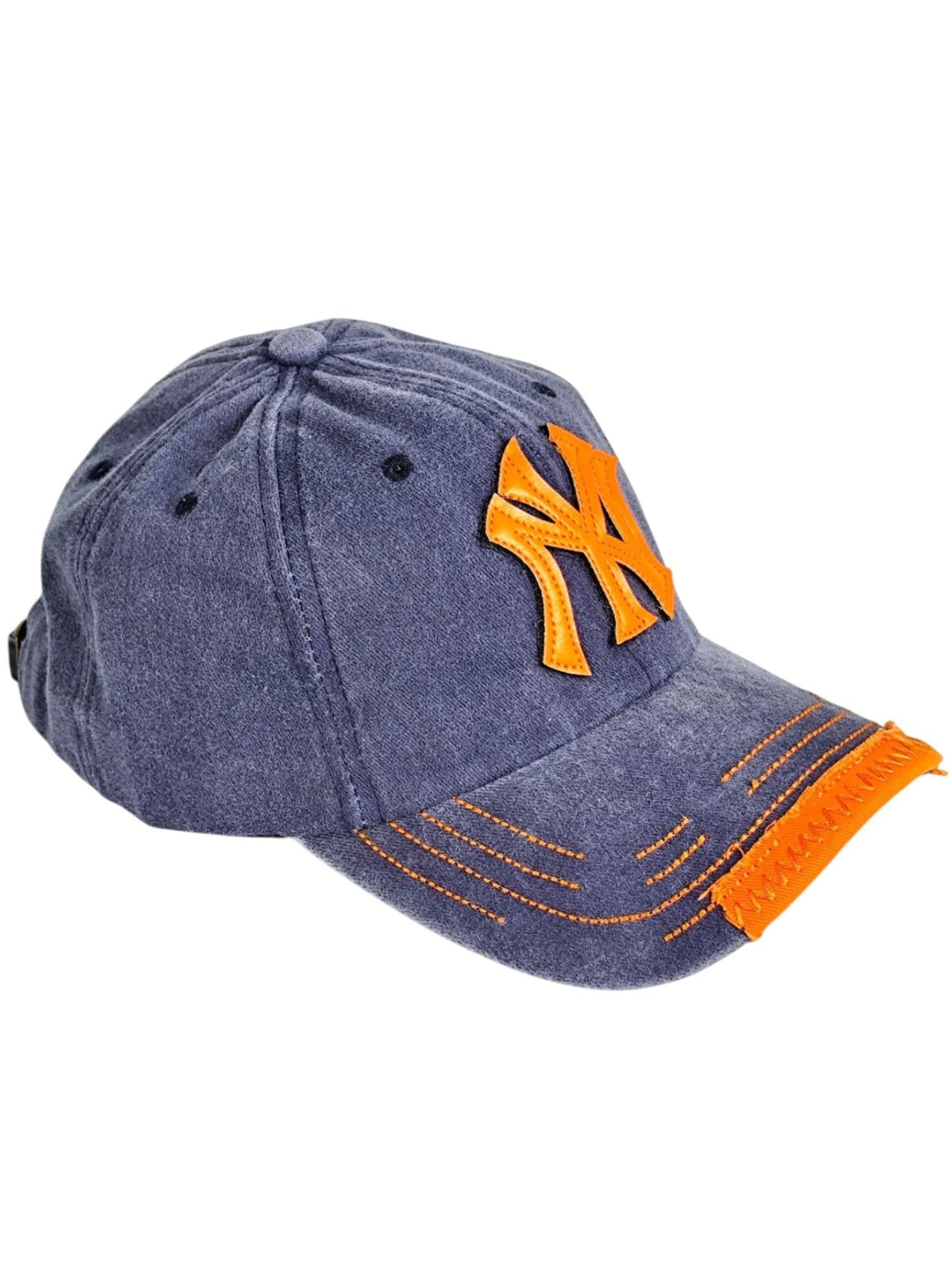 New York Yankees Lacivert  Yıkamalı Nakışlı Şapka
